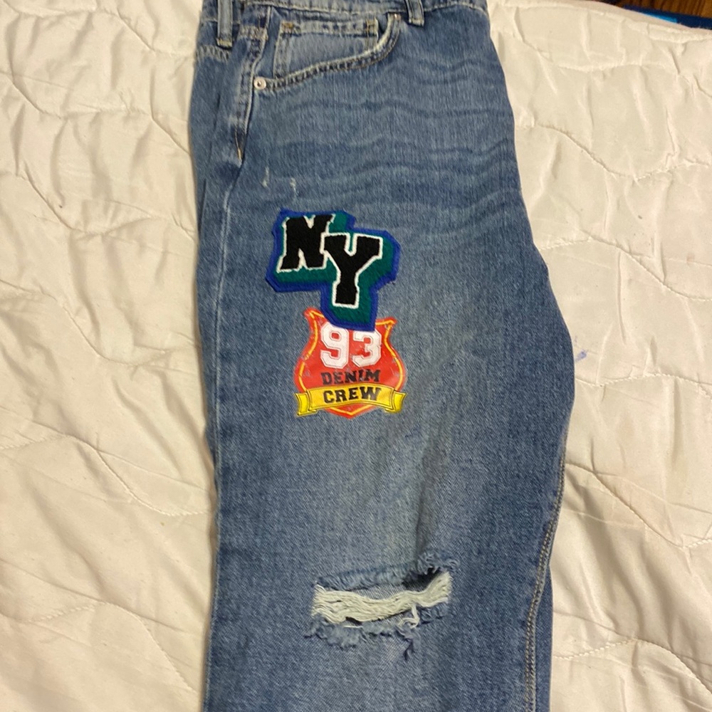 No boundaries boyfriend jeans size 15, never worn